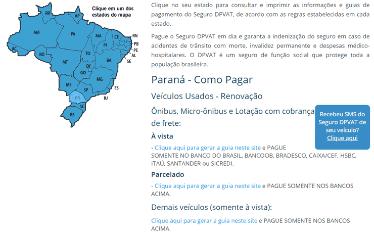 DPVAT Paraná 2021 - Como Consultar